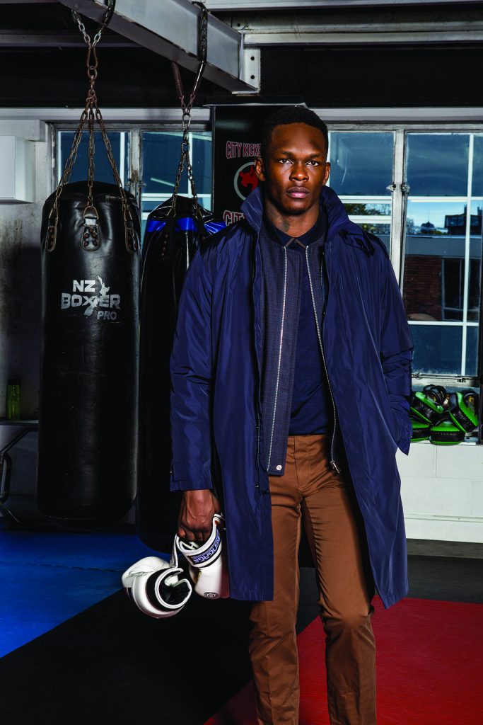 Israel Adesanya Z Zegna, Ermenegildo Zegna and Paul Smith